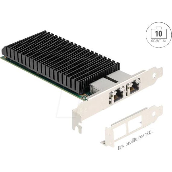 Delock PCI Express x8 Netzwerkkarte 10 Gigabit LAN 2 x RJ | 88522