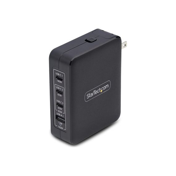 StarTech.com 140W USB-C Wall Charger, USB- | 3114GCU-WALL-CHARGER