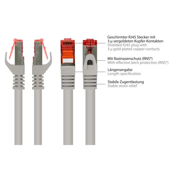 Good Connections - Patch cable - RJ-45 (M) to RJ-45 (M | 8060-010
