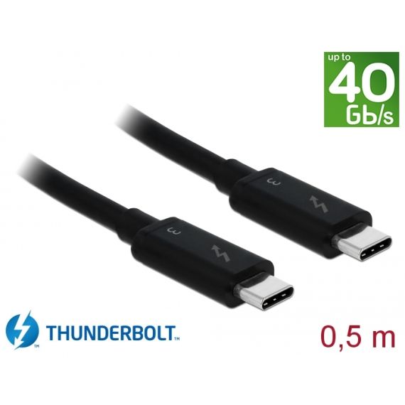 DeLOCK - Thunderbolt cable - USB-C (M) to USB-C (M) - USB | 84844