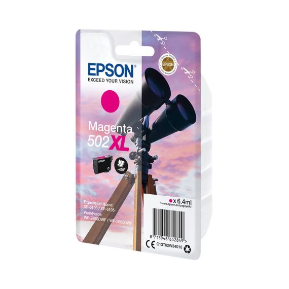 Epson 502XL - 6.4 ml - high capacity - magenta - o | C13T02W34010