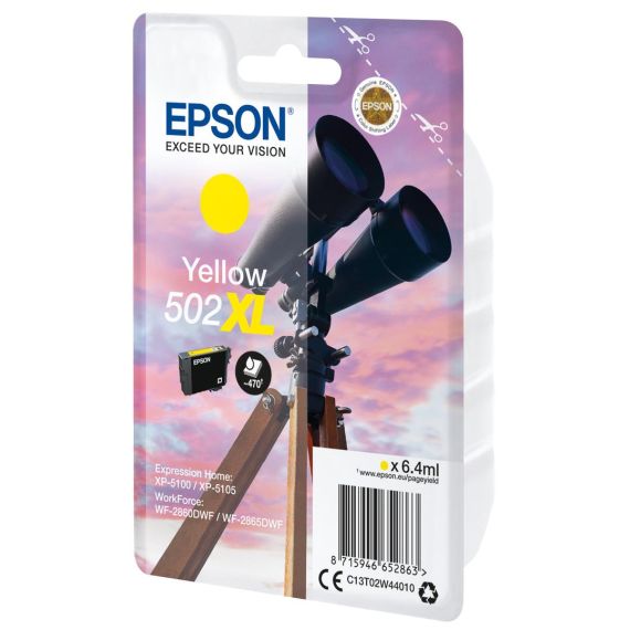 Epson 502XL - 6.4 ml - high capacity - yellow - or | C13T02W44010