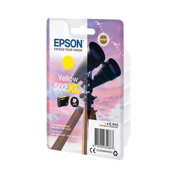 Epson 502XL - 6.4 ml - high capacity - yellow - or | C13T02W44010