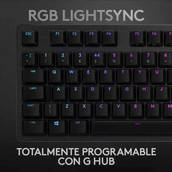 Logitech Gaming G512 - Keyboard - backlit - USB - QW | 920-009344