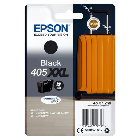 Epson 405XXL - 37.2 ml - XXL size - black - origin | C13T02J14010
