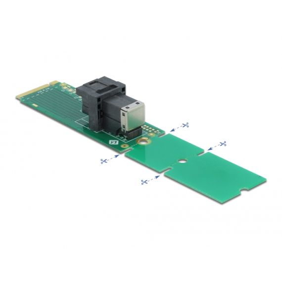 Delock Adapter M.2 Key M to SFF-8643 NVMe 22110 / 2280 /  | 63145