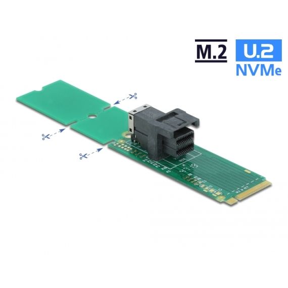 Delock Adapter M.2 Key M to SFF-8643 NVMe 22110 / 2280 /  | 63145
