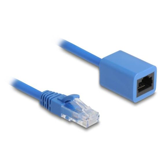 Delock RJ45 Coiled Cable plug to jack Cat.6 UTP 90364