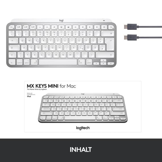 Logitech MX Keys Mini for Mac - Keyboard - backlit - | 920-010520