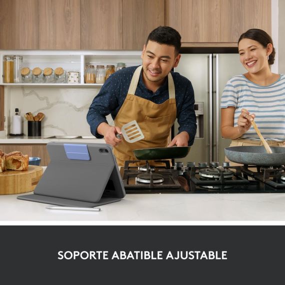 Logitech Rugged Folio - Keyboard and folio case - Ap | 920-011203