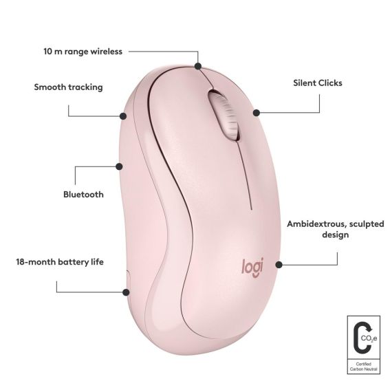 Logitech M240 Silent - Mouse - right and left-handed | 910-007121