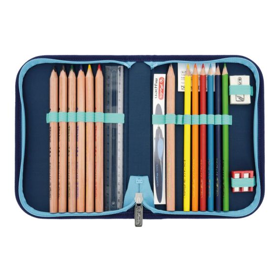 Herlitz SoftLight Plus Greenline Blue Ice, Lunch box,  | 50046126