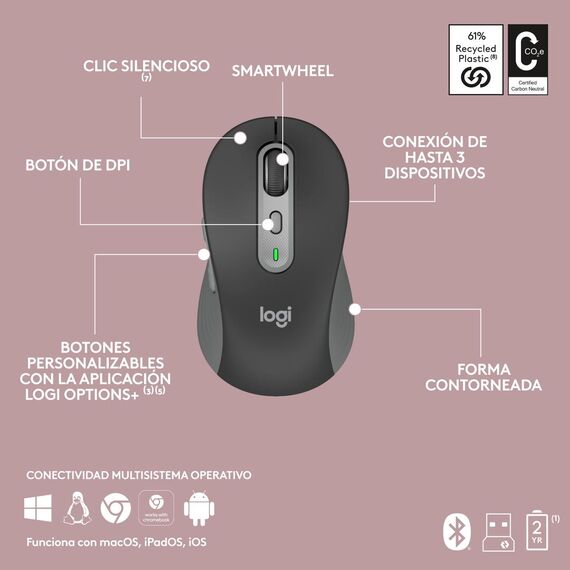 Logitech Signature Slim Combo MK950 - Keyboard and m | 920-012486