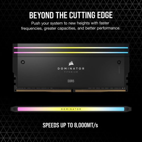 CORSAIR Dominator Titanium RGB - DDR5 - kit  | CMP96GX5M2B7000C40