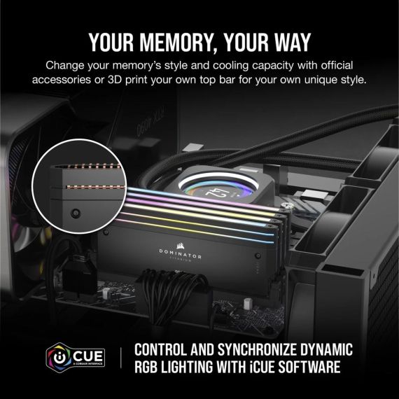 CORSAIR Dominator Titanium RGB - DDR5 - kit  | CMP96GX5M2B7000C40