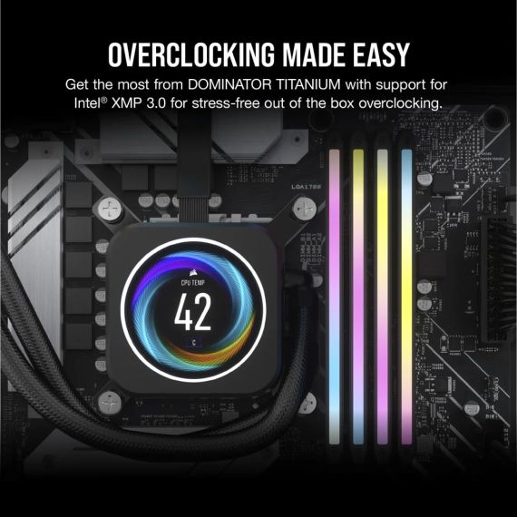 CORSAIR Dominator Titanium RGB - DDR5 - kit  | CMP96GX5M2B7000C40
