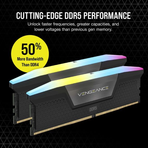 CORSAIR Vengeance RGB - DDR5 - kit - 96 GB 2 | CMH96GX5M2B7000C40