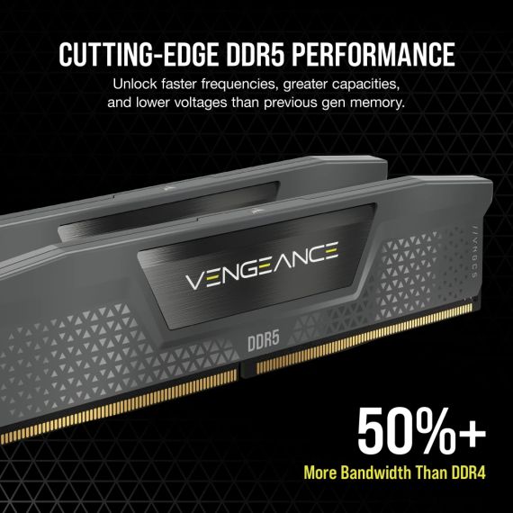 CORSAIR Vengeance - DDR5 - kit - 32 GB 2 x 1 | CMK32GX5M2B6000Z28