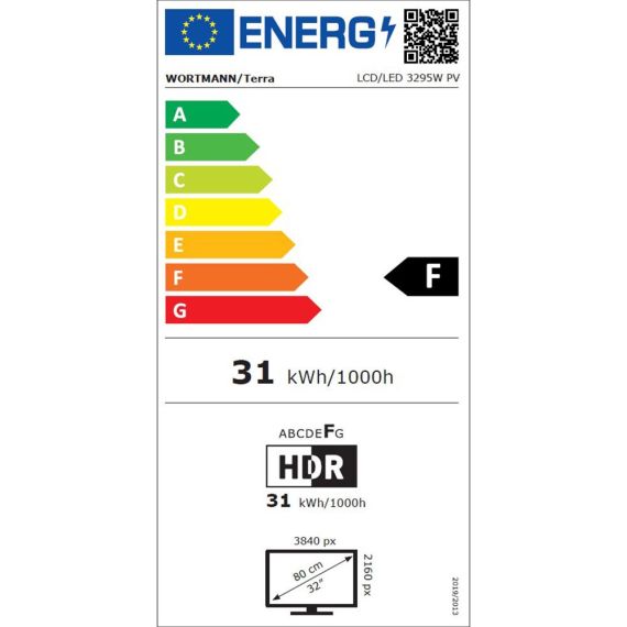 TERRA LCD/LED 3295W PV 4K USB-C/DP/HDMI - Flat Screen - | 3030234