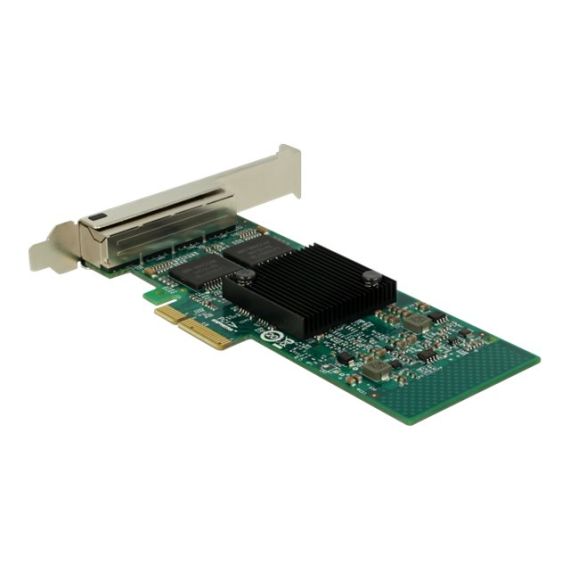 Delock PCI Express Card &gt 4 x Gigabit LAN - Network ada | 89946