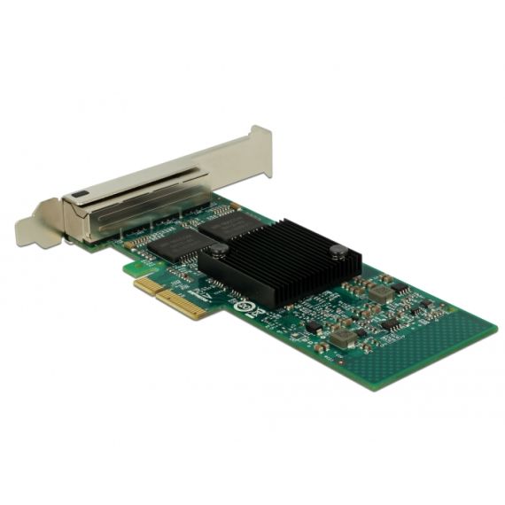Delock PCI Express Card &gt 4 x Gigabit LAN - Network ada | 89946