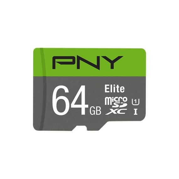 PNY Elite - Flash memory card - 64 GB - UHS-I | P-SDUX64U185GW-GE