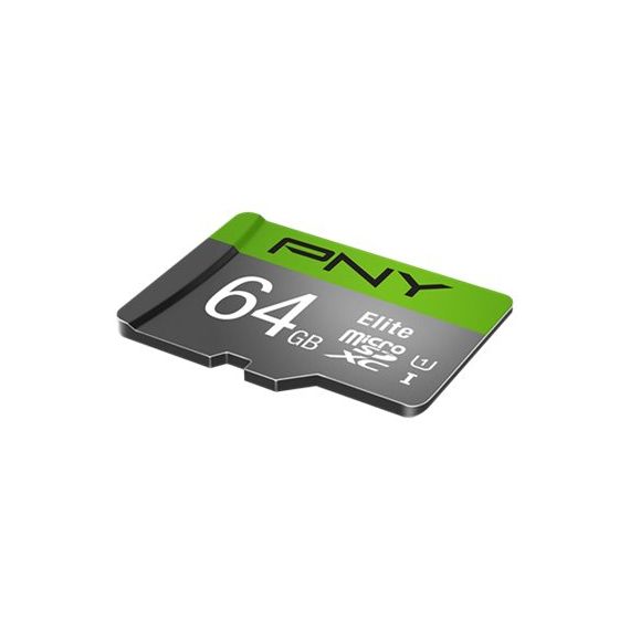 PNY Elite - Flash memory card - 64 GB - UHS-I | P-SDUX64U185GW-GE