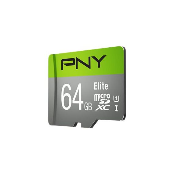 PNY Elite - Flash memory card - 64 GB - UHS-I | P-SDUX64U185GW-GE