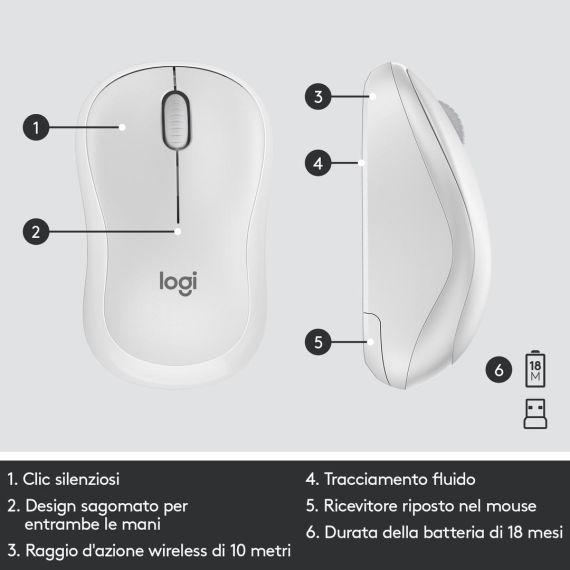 Logitech MK295 Silent - Keyboard and mouse set - wir | 920-009821