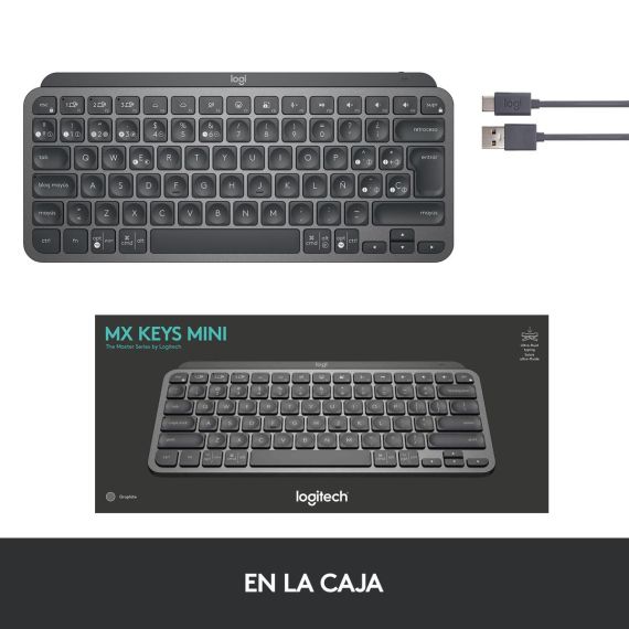 Logitech MX Keys Mini - Keyboard - backlit - Bluetoo | 920-010490