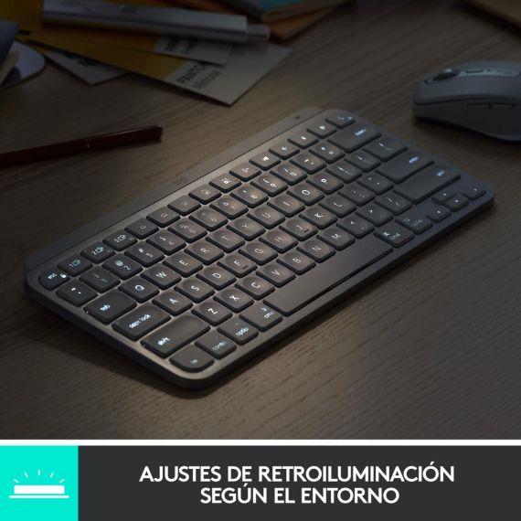 Logitech MX Keys Mini - Keyboard - backlit - Bluetoo | 920-010490