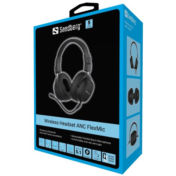 Sandberg Bluetooth Headset ANC FlexMic - Headset - full  | 126-36