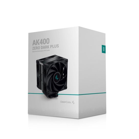 Deepcool AK400 ZERO DARK PLUS - Processor co | R-AK400-BKNNMD-G-1