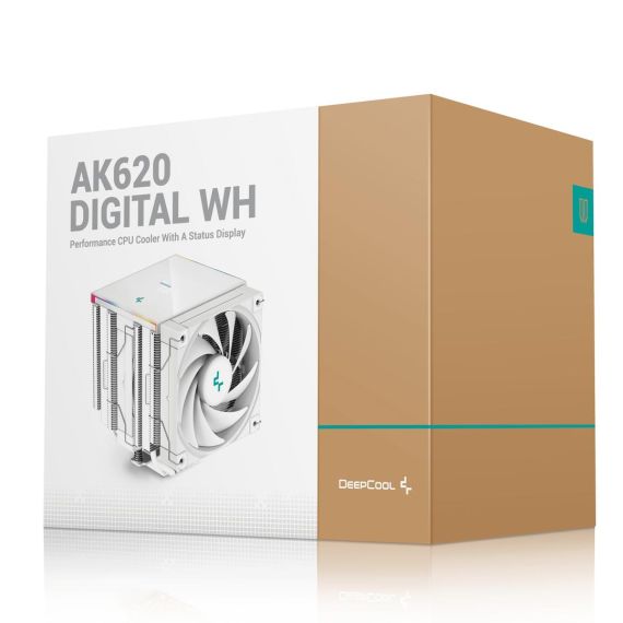 DeepCool AK620 Digital WH / Air cooler / 12 cm | R-AK620-WHADMN-G