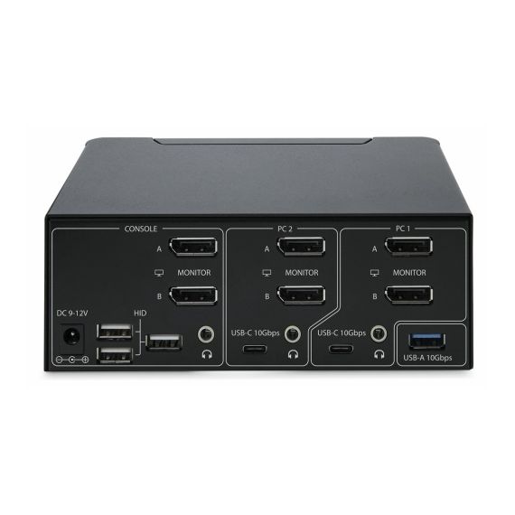 StarTech.com 2-Port Dual-Monitor DisplayPor | P2CDD143-KVM-SWITCH