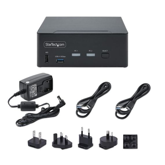 StarTech.com 2-Port Dual-Monitor DisplayPor | P2CDD143-KVM-SWITCH