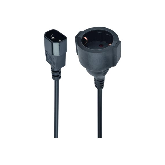 Cablexpert - Power adapter - IEC 60320 C14 to CEE  | PC-SFC14M-01