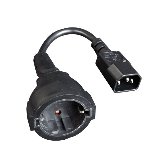 Cablexpert - Power adapter - IEC 60320 C14 to CEE  | PC-SFC14M-01