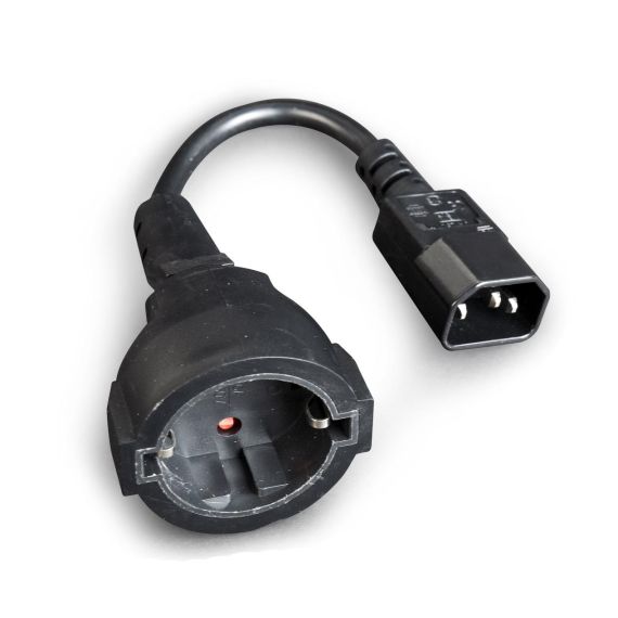 Cablexpert - Power adapter - IEC 60320 C14 to CEE  | PC-SFC14M-01
