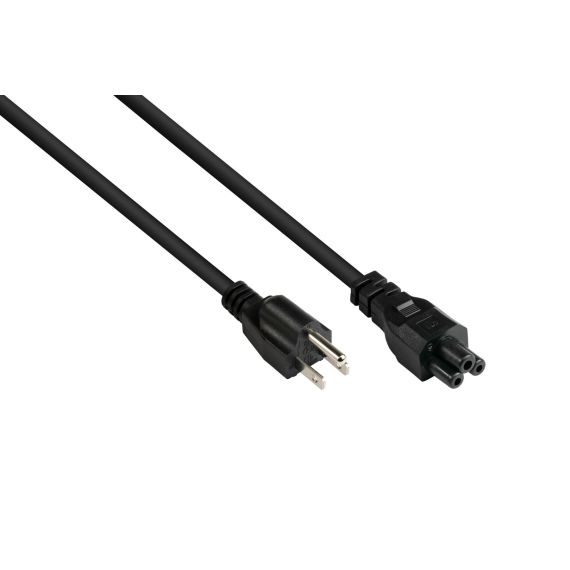 Alcasa P4505-S018 / 1.8 m / NEMA 5-15P / C5 coupler / SJT / 125 V