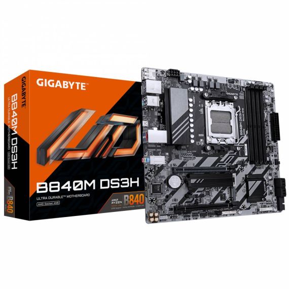 Gigabyte B840M DS3H (B840,AM5,mATX,DDR5) AMD Sockel B840M DS3H