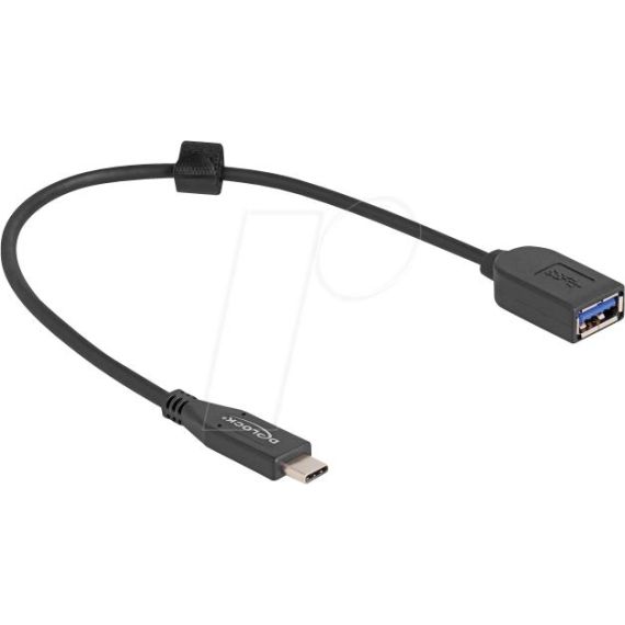 Delock - USB cable - 24 pin USB-C (M) to USB (F) - 25 cm  | 60567