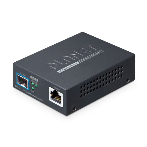 PLANET 10GBASE-T to 10GBASE-X SFP+ Media Converter Copp | XT-715A