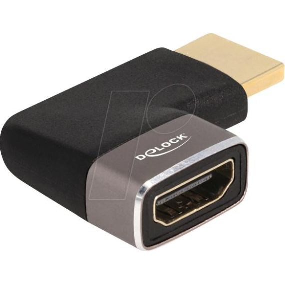 Delock - High Speed - HDMI adapter with Ethernet - HDMI m | 60082