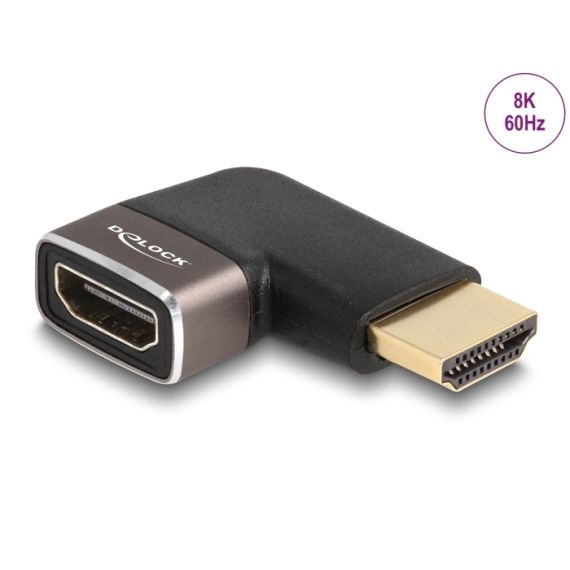 Delock - High Speed - HDMI adapter with Ethernet - HDMI m | 60082