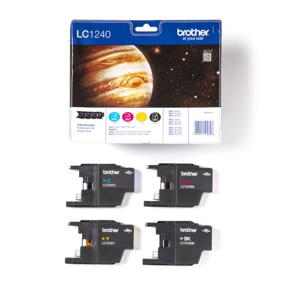Brother LC1240 Value Pack - 4-pack - black, yellow, | LC1240VALBP