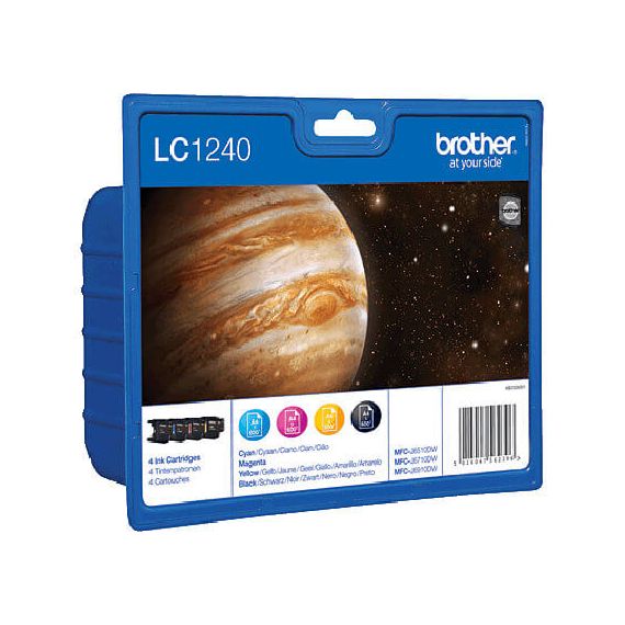 Brother LC1240 Value Pack - 4-pack - black, yellow, | LC1240VALBP