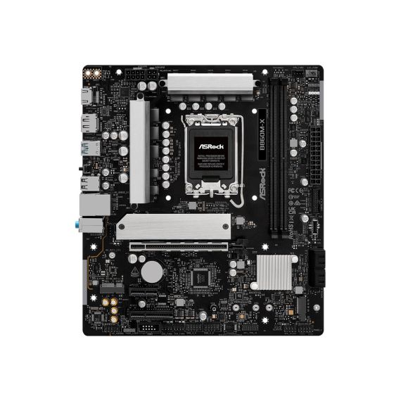 ASRock B860M-X - Motherboard - micro ATX - LGA1 | 90-MXBRX-A0UAYZ