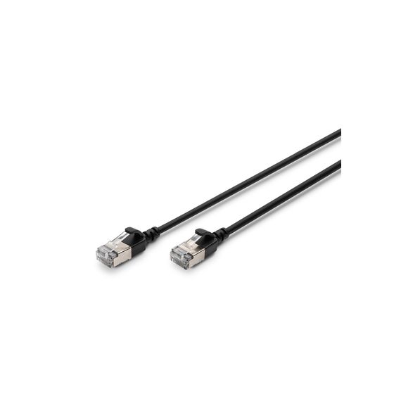 DIGITUS CAT 6A F-FTP Slim patch cable, AWG 32 | DK-1632-A-005S-BL