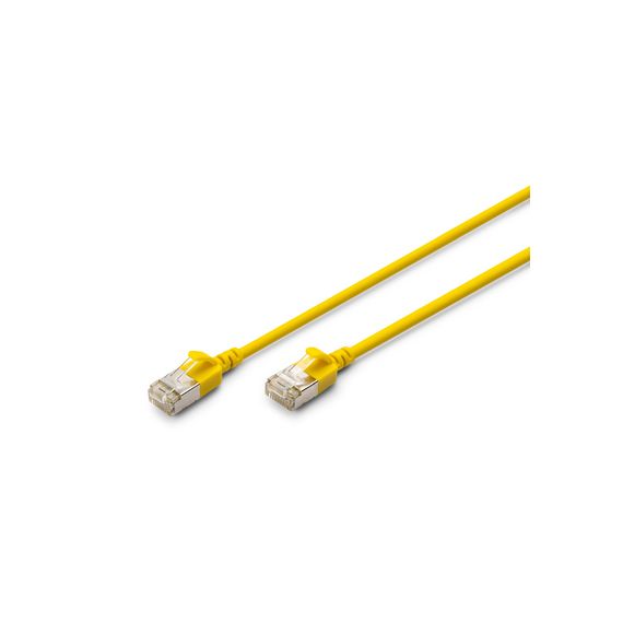 DIGITUS CAT 6A F-FTP Slim patch cable, AWG 32/ | DK-1632-A-003S-Y